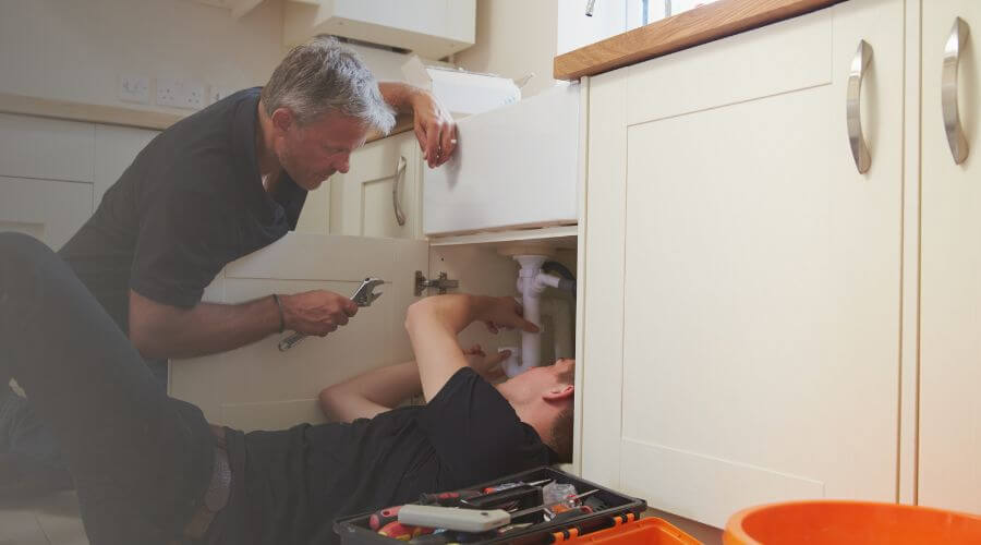 Professional burst pipe repair services in Brussels, IL